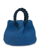 Borsa Raffia Manico Treccia