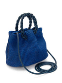 Borsa Raffia Manico Treccia