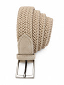 Men's Solid Color Stretch Belt