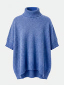 Mixed Cashmere T Poncho