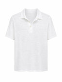 Polo Uomo in Lino a Maglia Manica Corta