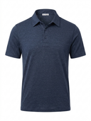 Polo Uomo in Lino a Maglia Manica Corta