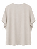 Poncho Scollo a V Manica Kimono
