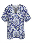 Poncho Scollo a V Manica Kimono
