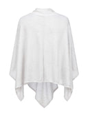 Poncho Di Lino A Maglia