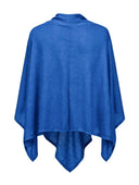 Poncho Di Lino A Maglia