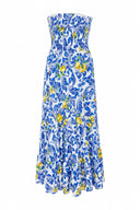 Asymmetrical Dress with Halter Neck