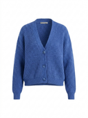 Cashmere Blend Button-Up Cardigan