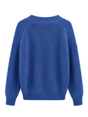 Cashmere Blend Button-Up Cardigan