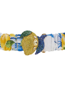 Cintura Donna Elastica fibbia Limone
