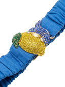 Cintura Donna Elastica fibbia Limone