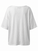 Knitted Linen Egg Poncho
