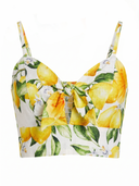 Top Scollo A Cuore con Fiocco